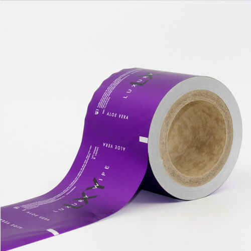 laminated foil roll for alcohol pad