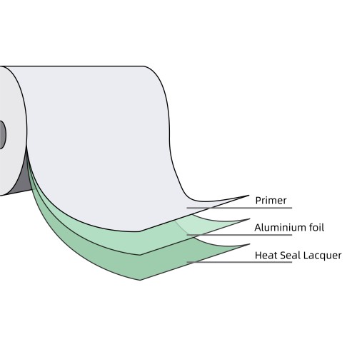 structure of unprinted blister lidding foil